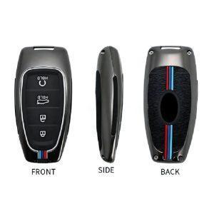 Hyundai sonata zinc metal key case