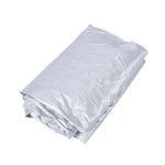 Silver colour parachute car cover dust proof