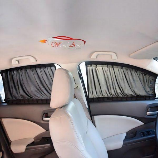 Universal Car Railing Curtains black