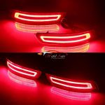 Reflector lights neon style for toyota corolla 2015-2020