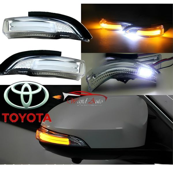 Toyota yaris mirror indicator DRL Neon Style