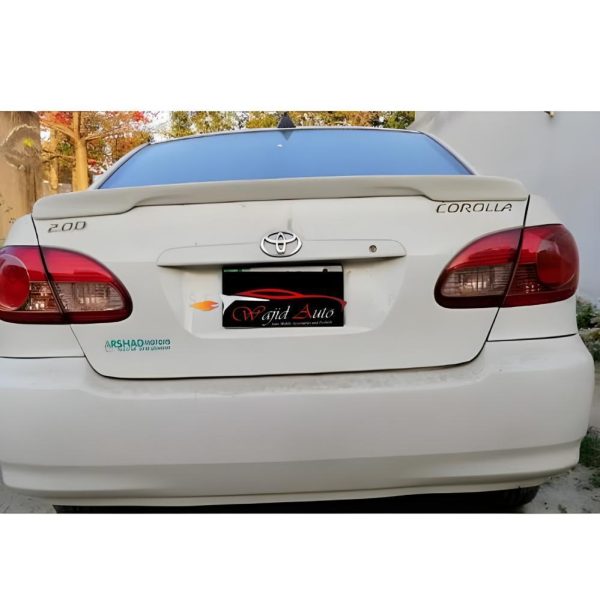 Toyota corolla trunk spoiler with paint for 2002-2008