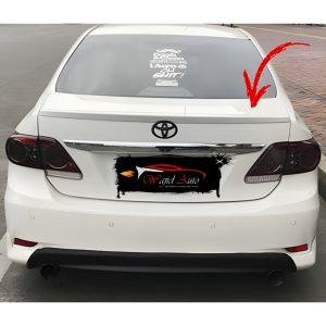 Toyota corolla 2009-2014 lip spoiler painted White