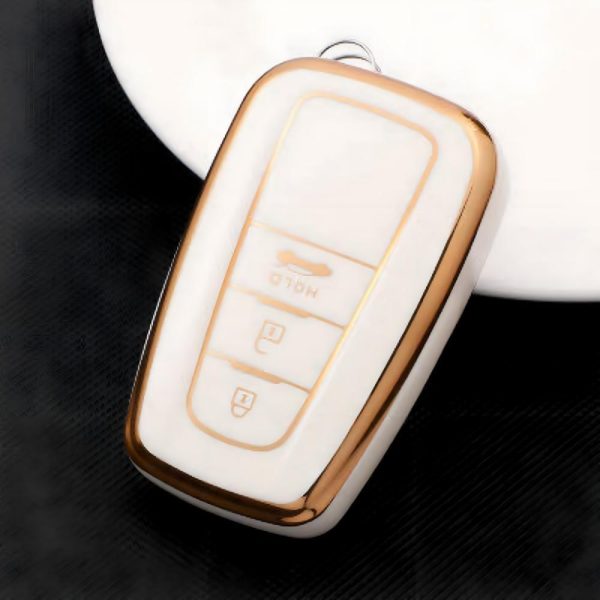 Toyota fortuner tpu key case button white