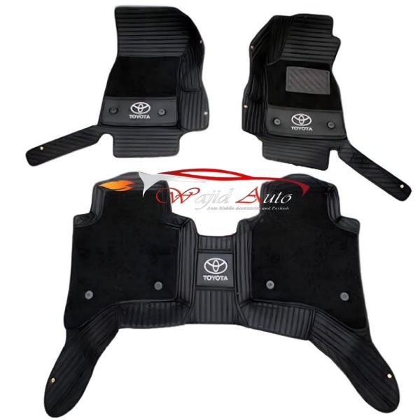 Black colour 10d mats for toyota revo