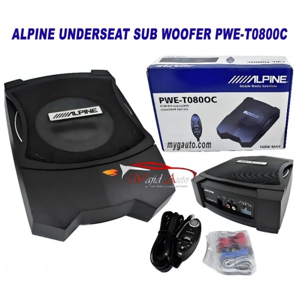 Alpine under seat subwoofer