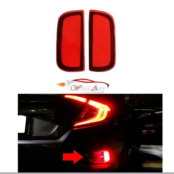 Honda civic x reflector lights lava small