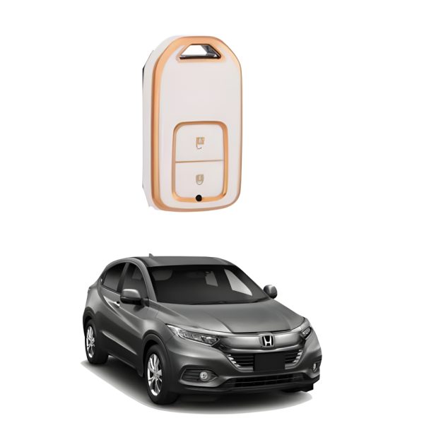 Honda vezel tpu key case white