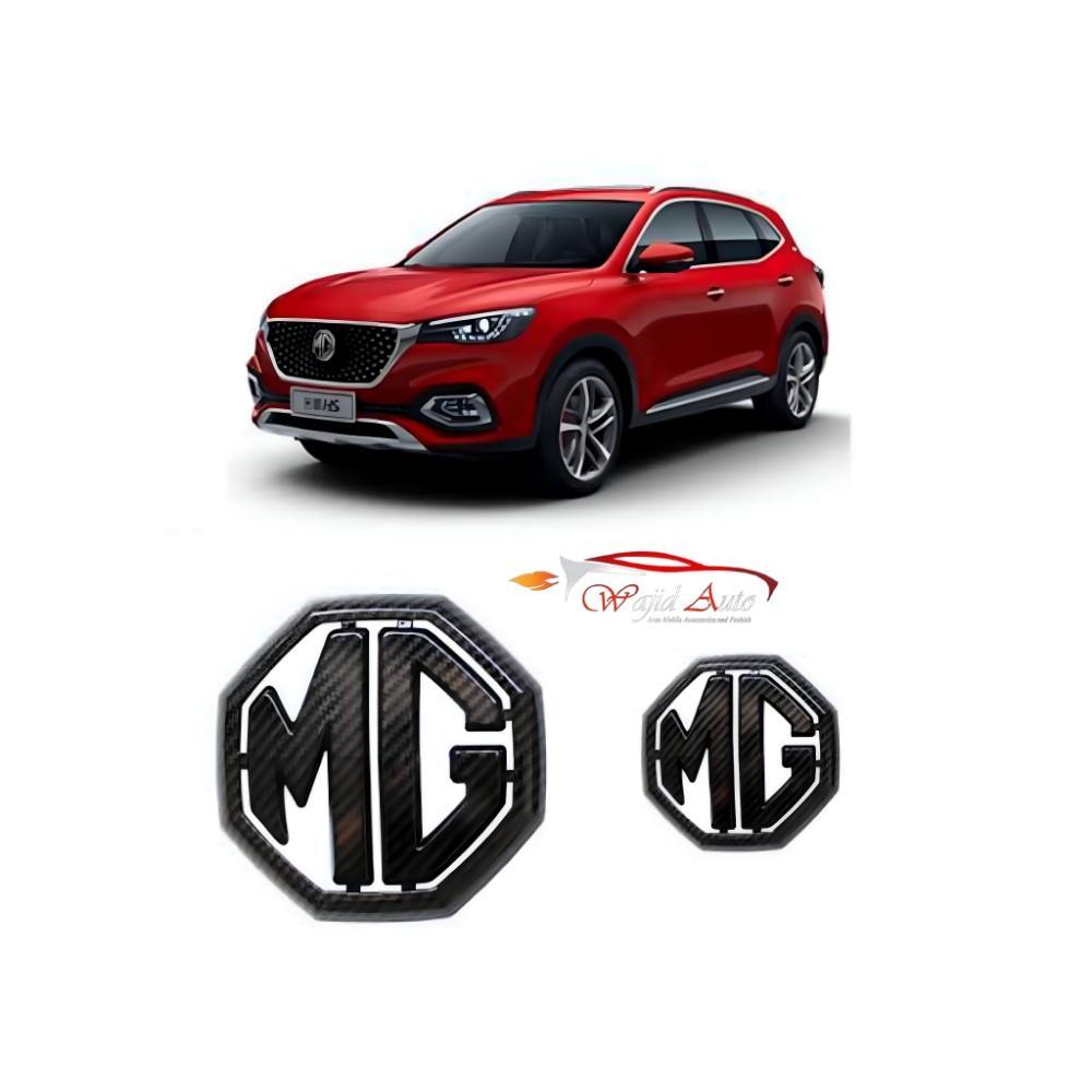 Mg ha front back monogram | emblem carbon