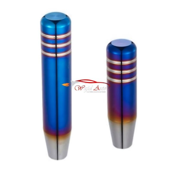 Metal Burn Style Metallic blue gear knob mugen style for manual car