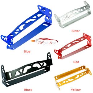 Number plate frame adjustable steel