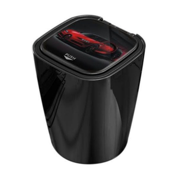 Premium car portable ashtray black