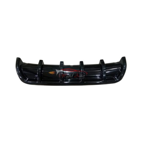 Rear shark fin diffuser glossy