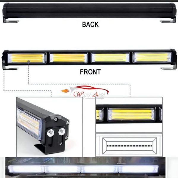 Strobe Bar light white multifunction