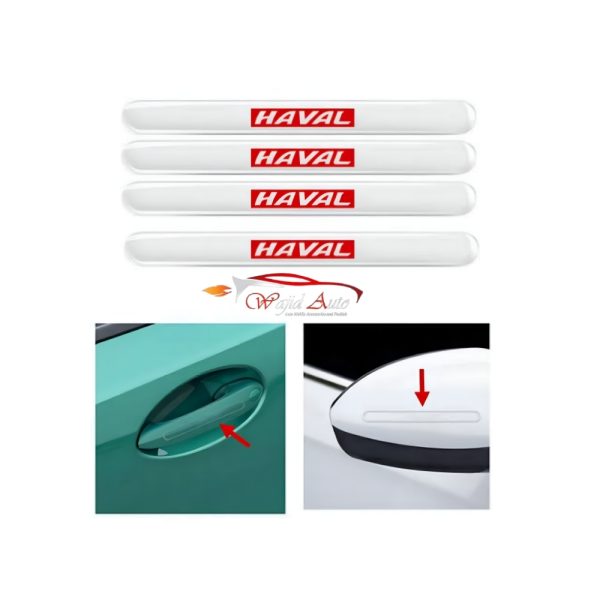 Transparent door guard hval