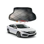 Trunk mat Rubber For Honda Civic X Black