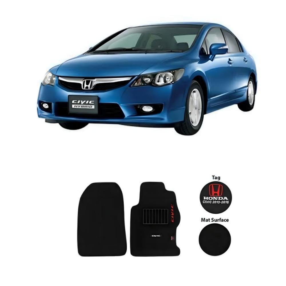 Carpet matt black For honda Civic 2008-2012