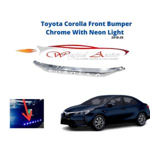 Corolla 2017-2022 front bumper chrome with light