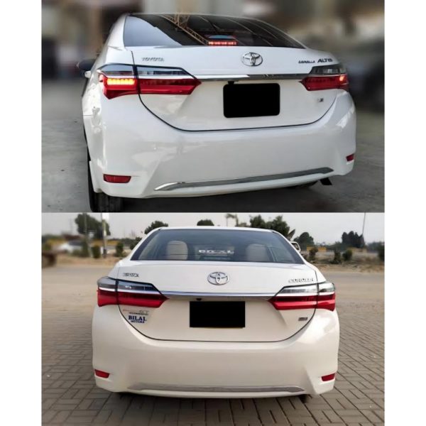 Toyota Corolla 2017,2018,2019,2020,2021,2022 front & rear bumper chrome