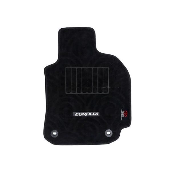 TOYOTA COROLLA 2015,2016,2017,2018,2019,2020,2021,2022,2023,2024,2025 CARPET FLOOR MATS BLACK