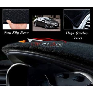 Dashboard Mat Velvet black colour For toyota Corolla 20115,2016,2017,2018,2019,2020,2021,2022,2023,2024,2025