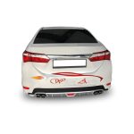 Toyota Corolla 2015-2022 Bumper diffuser double tip