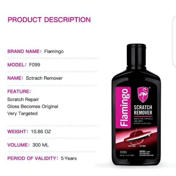 Flamingo scratch remover