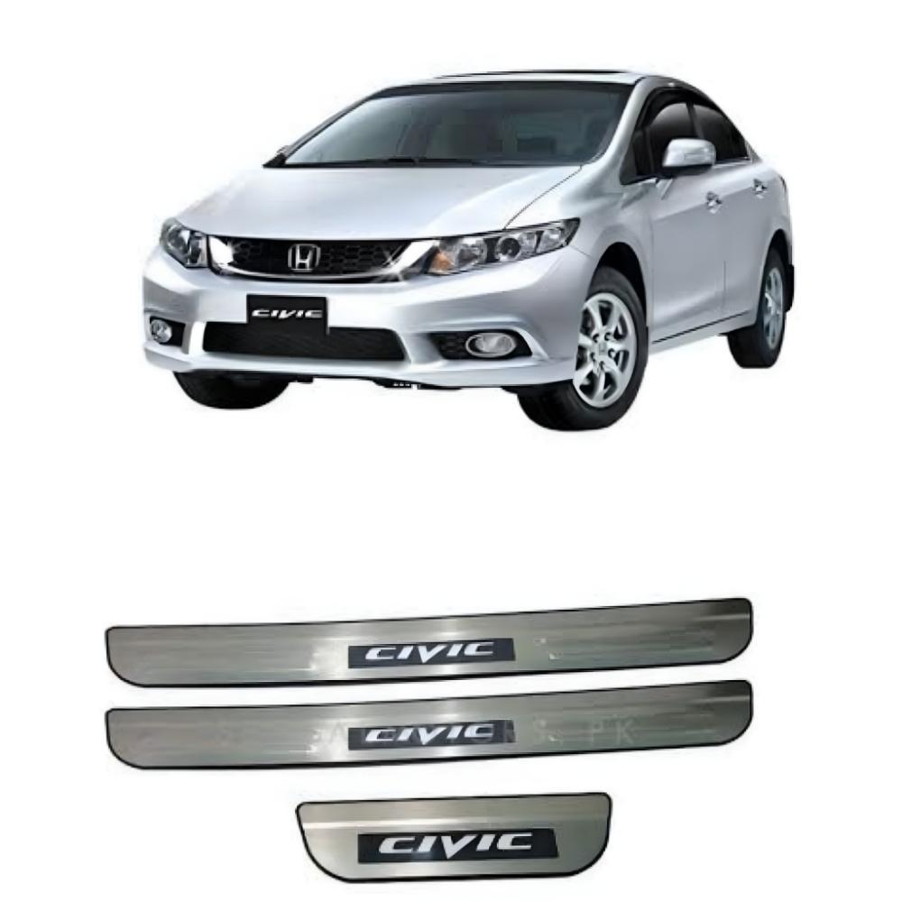 Honda civic 2012-2015 rebirth metal led sill plates