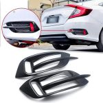 Honda civic x reflector cover carbon fiber