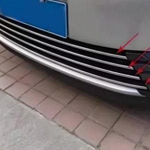 Corolla 2014-2017 bumper grill chrome 3pc