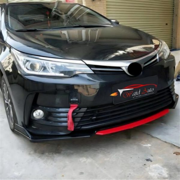 Red line front splitter universal product