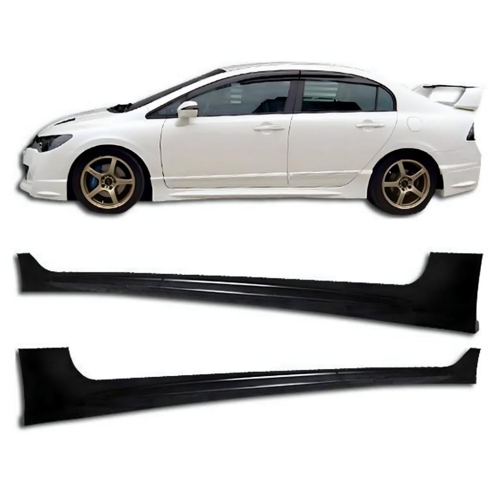 Side skirts for honda Civic reborn