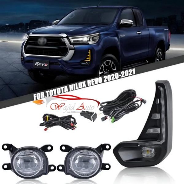 Toyota revo drl with lights