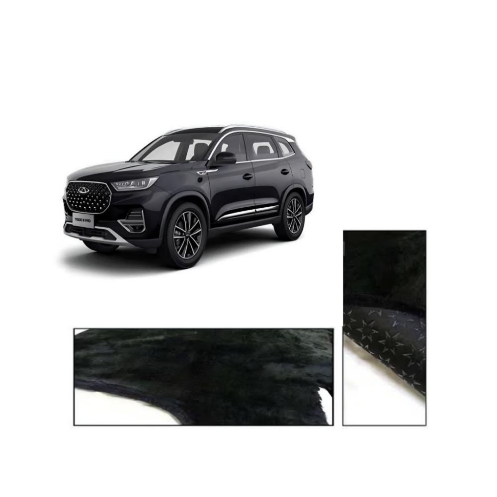 Black colour velvet dashboard mat for tiggo 8pro