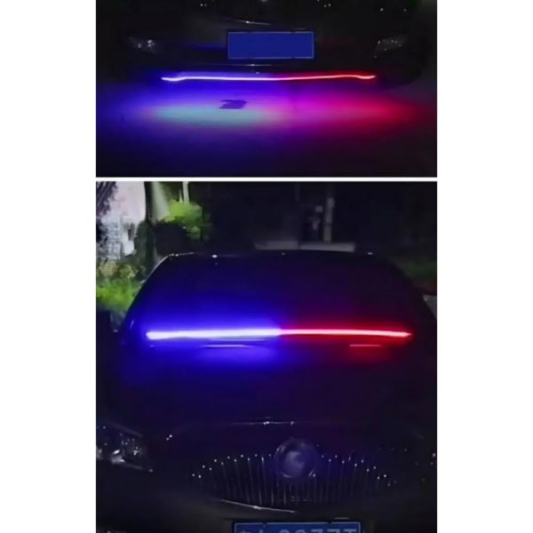 Police Strip Light dashboard red blue