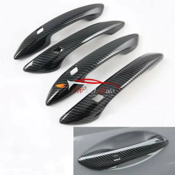 Door handle cover hyundai sonata 2021,2022,2023,2024 carbon fiber