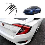 Honda Civic x rear lamp trim glossy