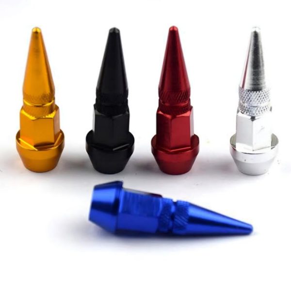 Car Tire Tyre Nozzle bullet style air valve cap