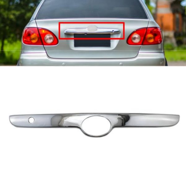 Toyota corolla 2002-2008 trunk garnish chrome