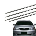 Weather strips chrome for corolla 2002-2008