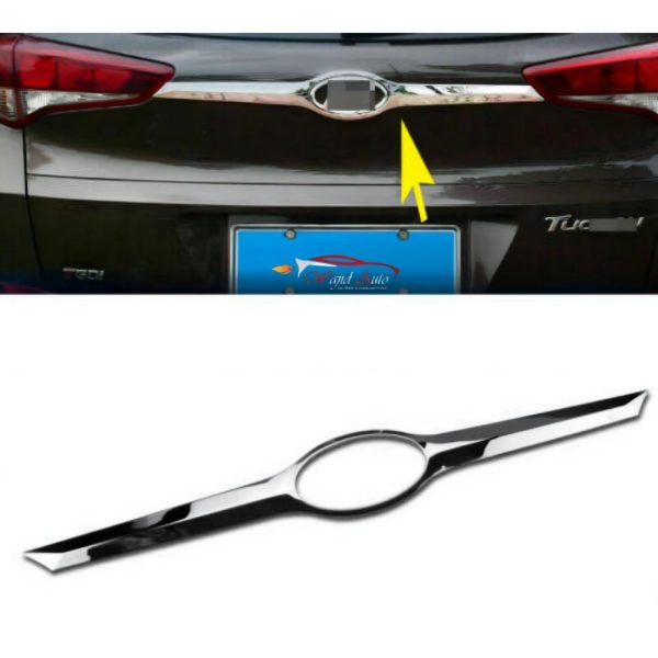hyundai tucson 2021,2022,2023,2024 trunk garnish chrome