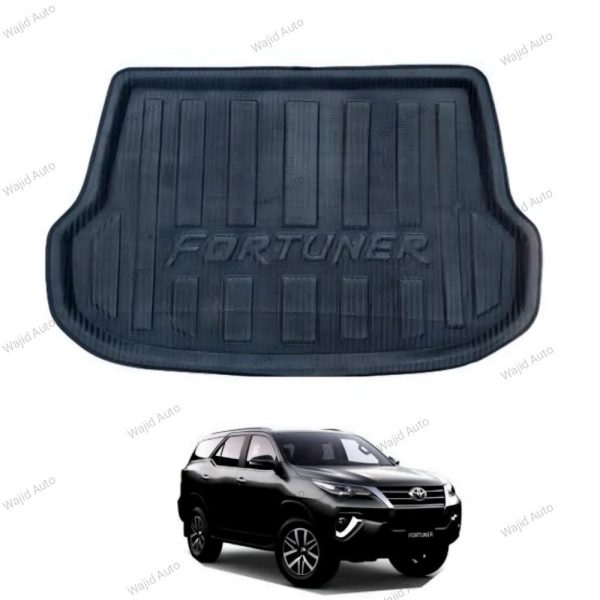 Black colour rubber matt for car trunk