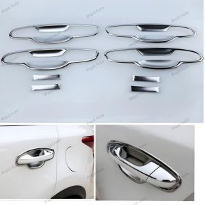 8pc set chrome handle trim for kia sportage