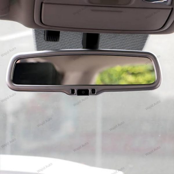 kia sportage rearview mirror trim silver