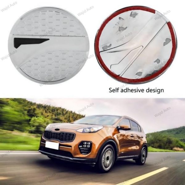 Fuel cap cover in chrome for kia sportage