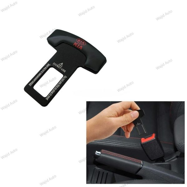 kia logo mini metal seat belt clip