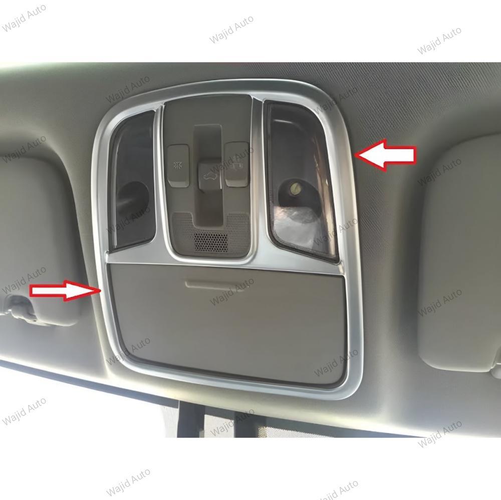 Interior roof light silver colour trim for kia sportage