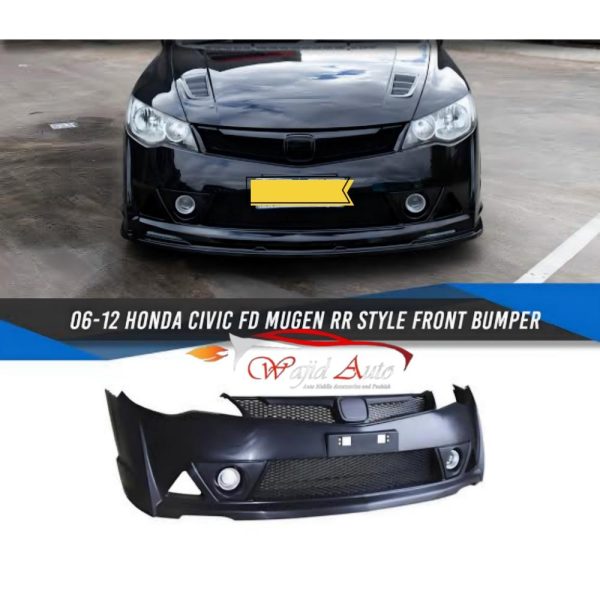 Sports mugen RR Front bumper for honda civic reborn