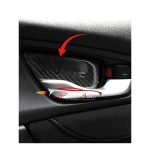 Honda Civic 2022 interior handle inner bowl trim cover carbon fiber