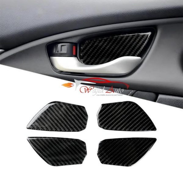 Interior door handle inner bowl carbon for civic